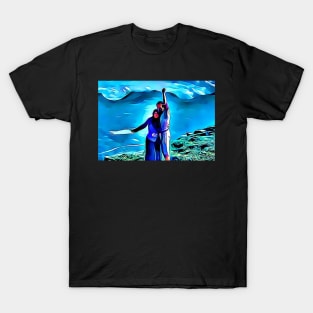 THE OUTLAW AND HIS WIFE 1918 Victor Sjöström Silent Movie Still Art T-Shirt